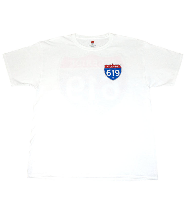 Interstate 619 white Hanes men&