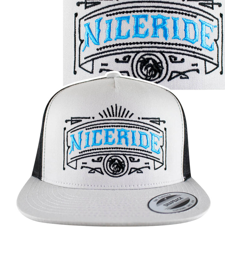 Cholo trucker hat featuring NICERIDE&