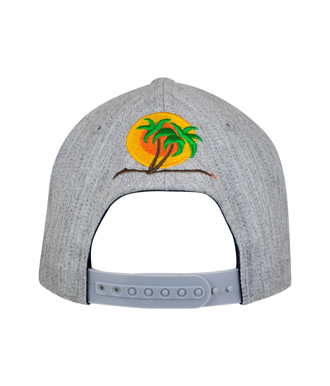 Back view of Classic NICERIDE 110F Snapback hat showcasing the palm logo and adjustable strap.