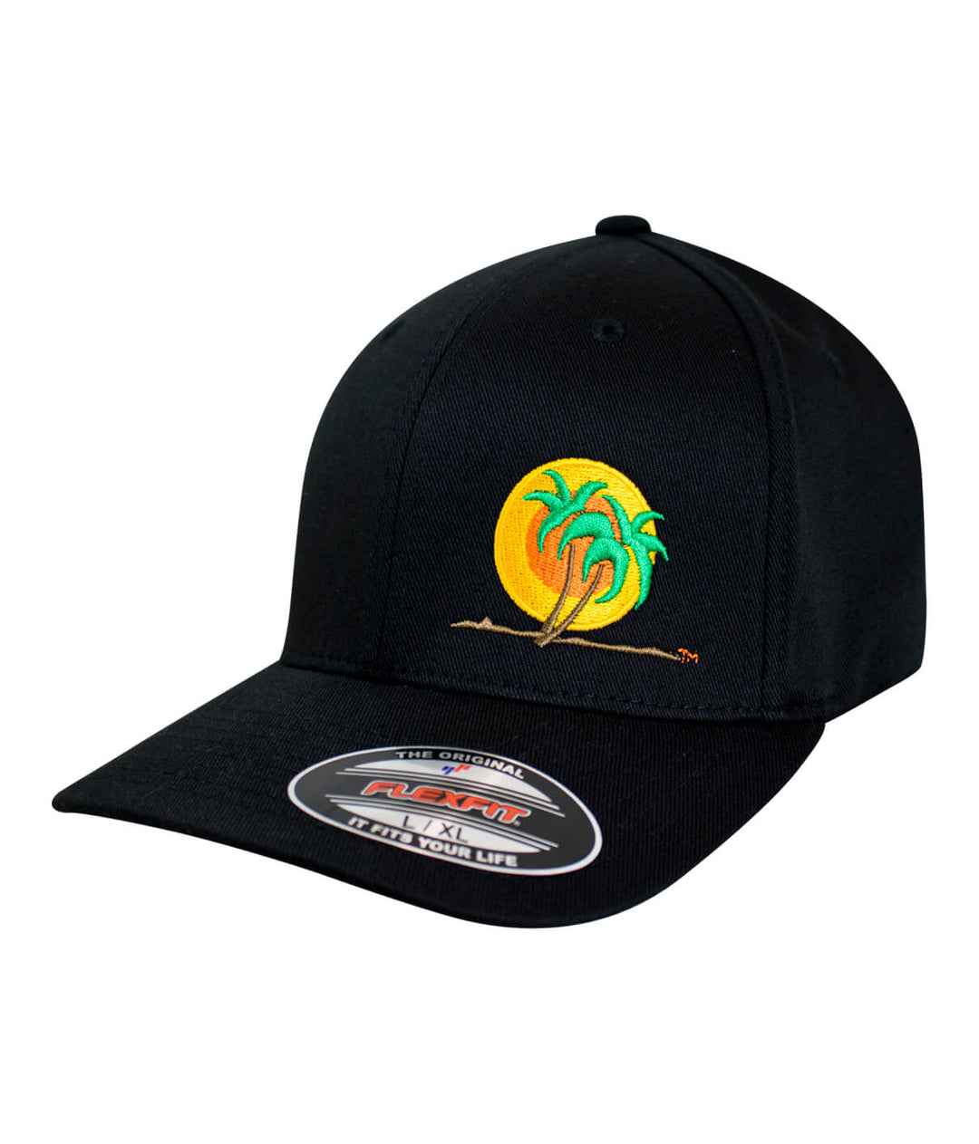 Classic Palm Classic Flexfit Hat featuring embroidered palm tree logo and NICERIDE branding, perfect for any casual look.