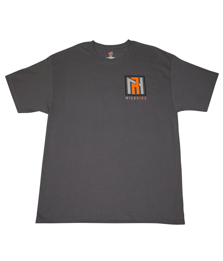 N-R Neon Orange - Black Hanes Men&