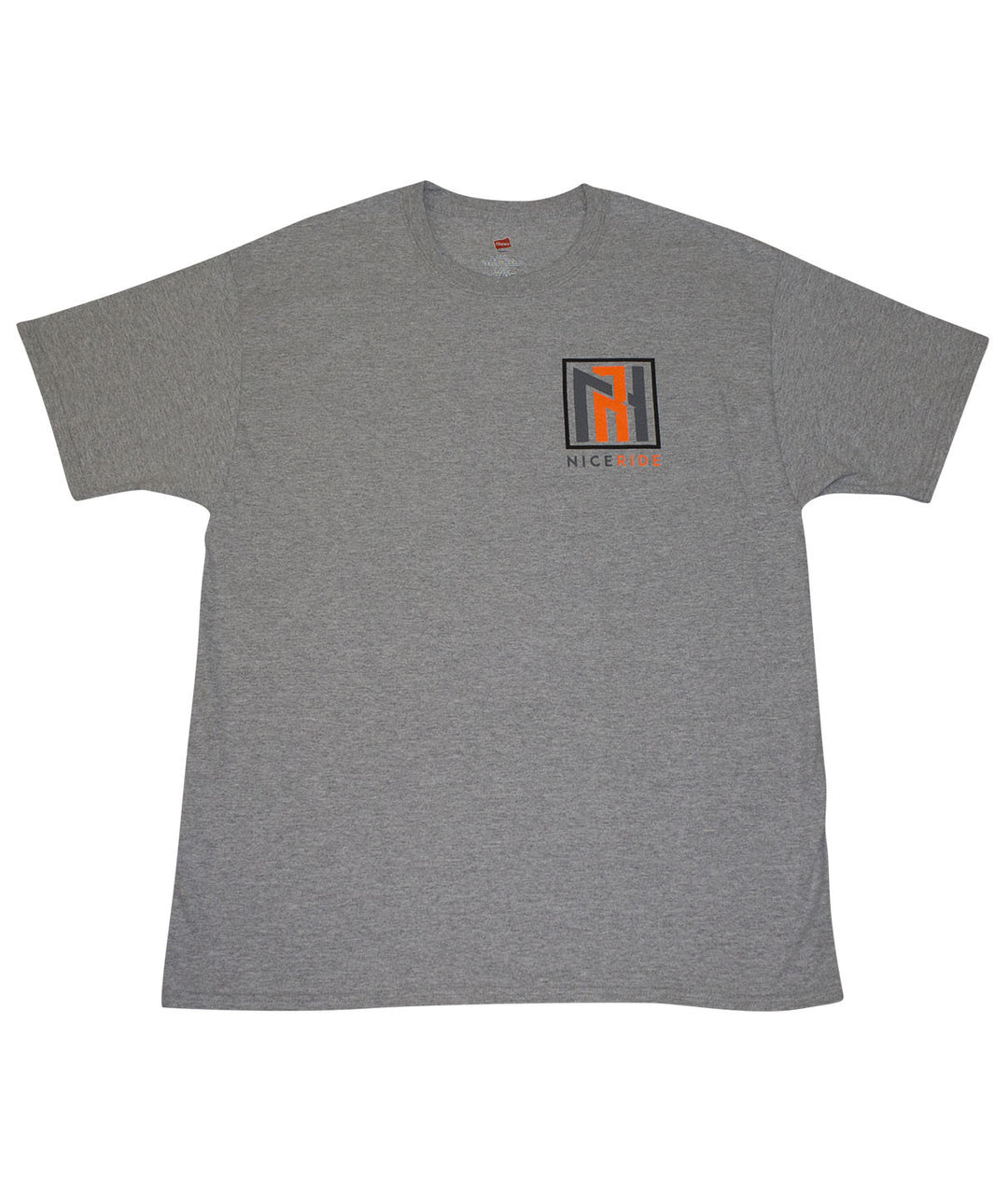 N-R Neon Orange - Black, Charcoal Or Gray Hanes Men&