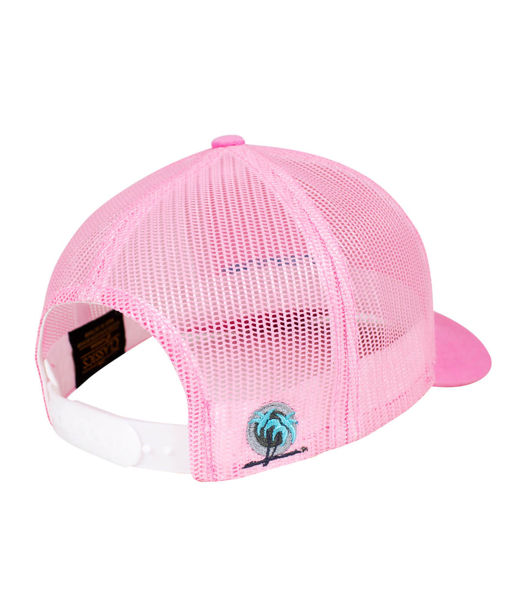 Back view of the pink &