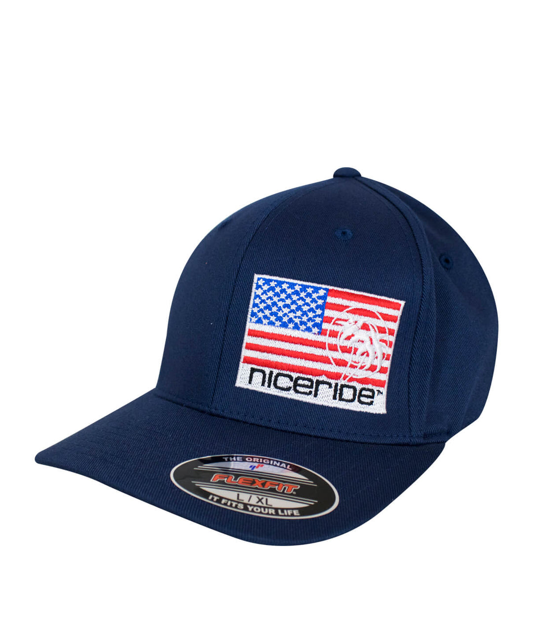 Pride - LP Classic Flexfit Hat featuring American Flag and NICERIDE embroidery, perfect stylish hat.