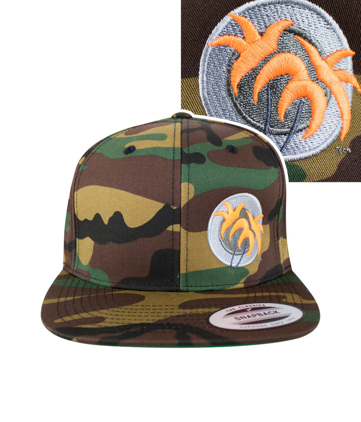 Opening Day camouflage snapback hat featuring NICERIDE&