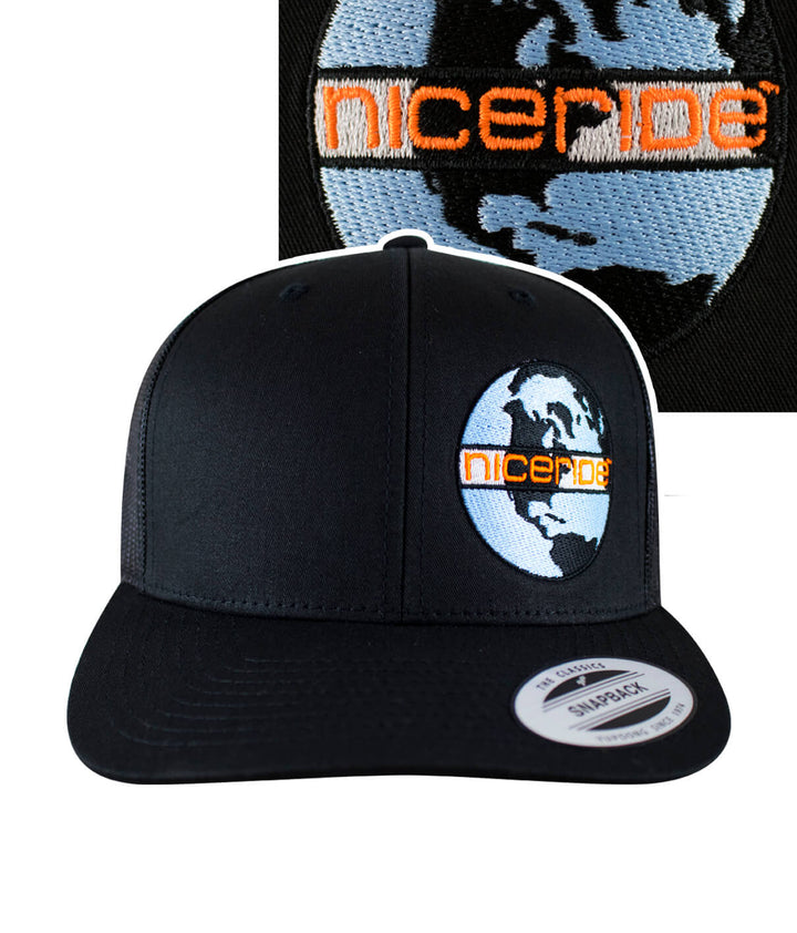 Global Retro Trucker Hat featuring NICERIDE&