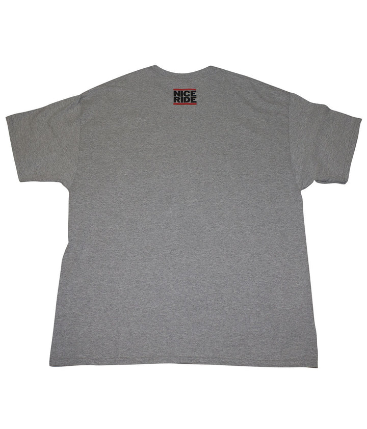 Back view of RUN NICE Hanes Men&