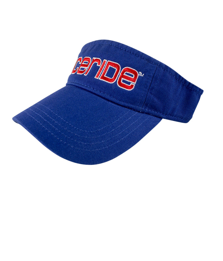 Classic blue visor with NICERIDE&