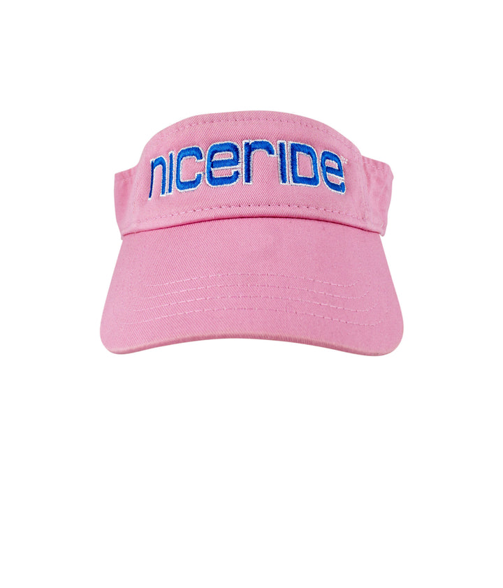 Pink visor with NICERIDE&