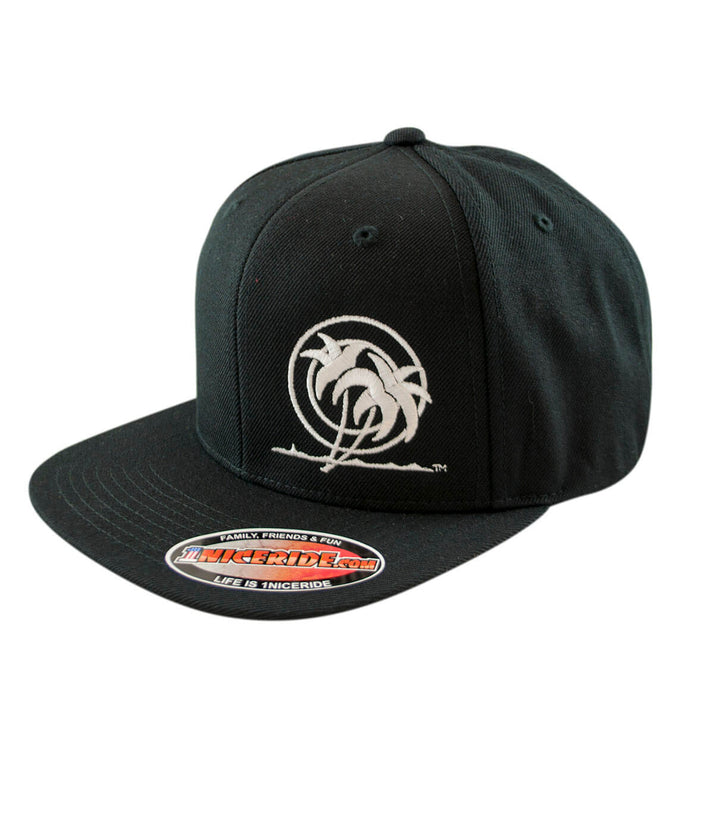 Classic Stencil Palm snapback hat featuring stylish logo, designed and embroidered in the USA.