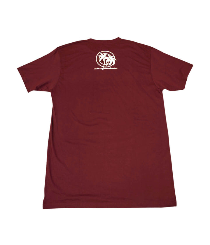 Back view of maroon NICERIDE Men&