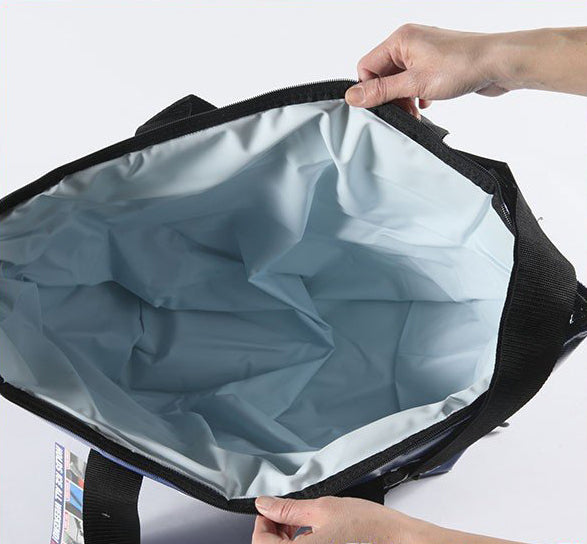 Interior view of the Niceride Pride soft sided cooler showcasing its spacious capacity.